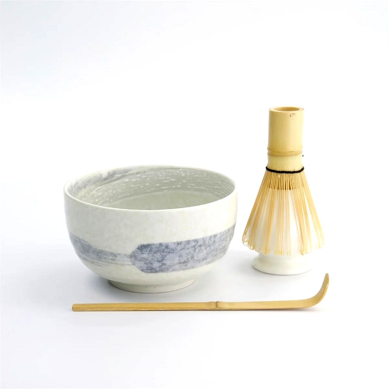 Set per tè Matcha giapponese colore bianco - Tokyo Design Studio